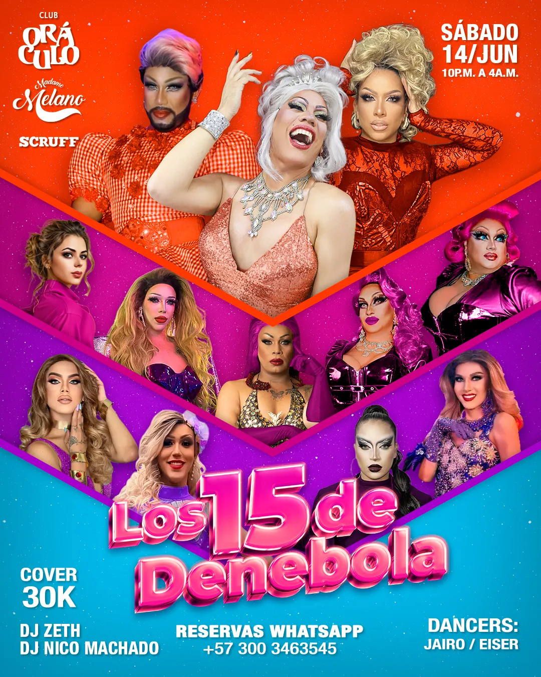 Rumba-Gay-Club-Oráculo-Sábado-Show-Drag