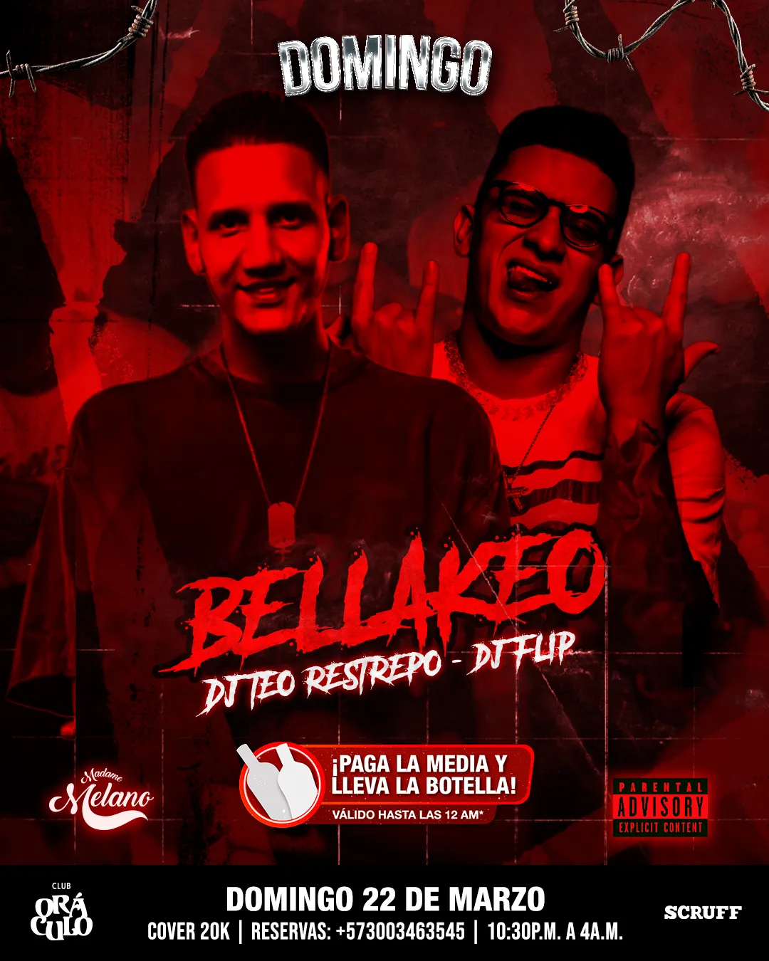 Rumba-Gay-Club-Oráculo-Domingo-Bellakeo-Crossover