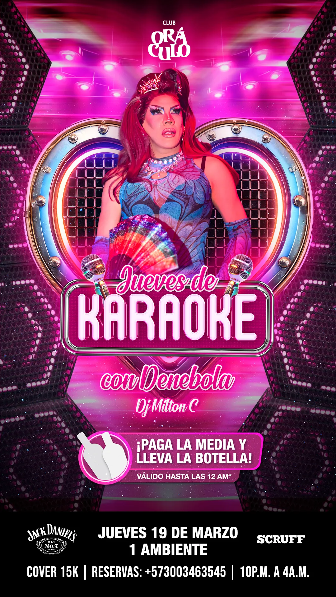 Evento jueves karaoke en Club Oráculo - Mobile