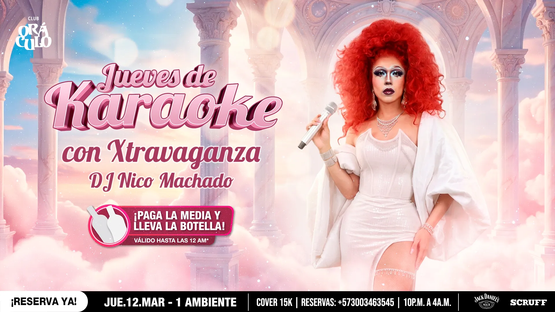 Evento jueves karaoke en Club Oráculo - Desktop