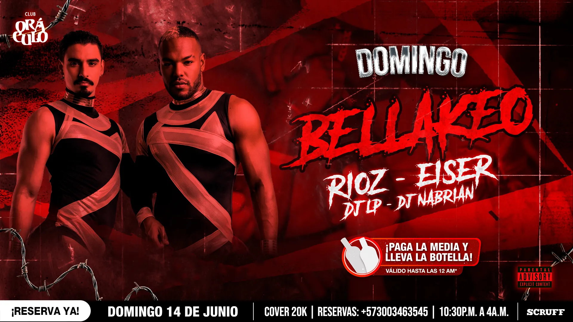 Evento domingo de Bellakeo en Club Oráculo - Desktop