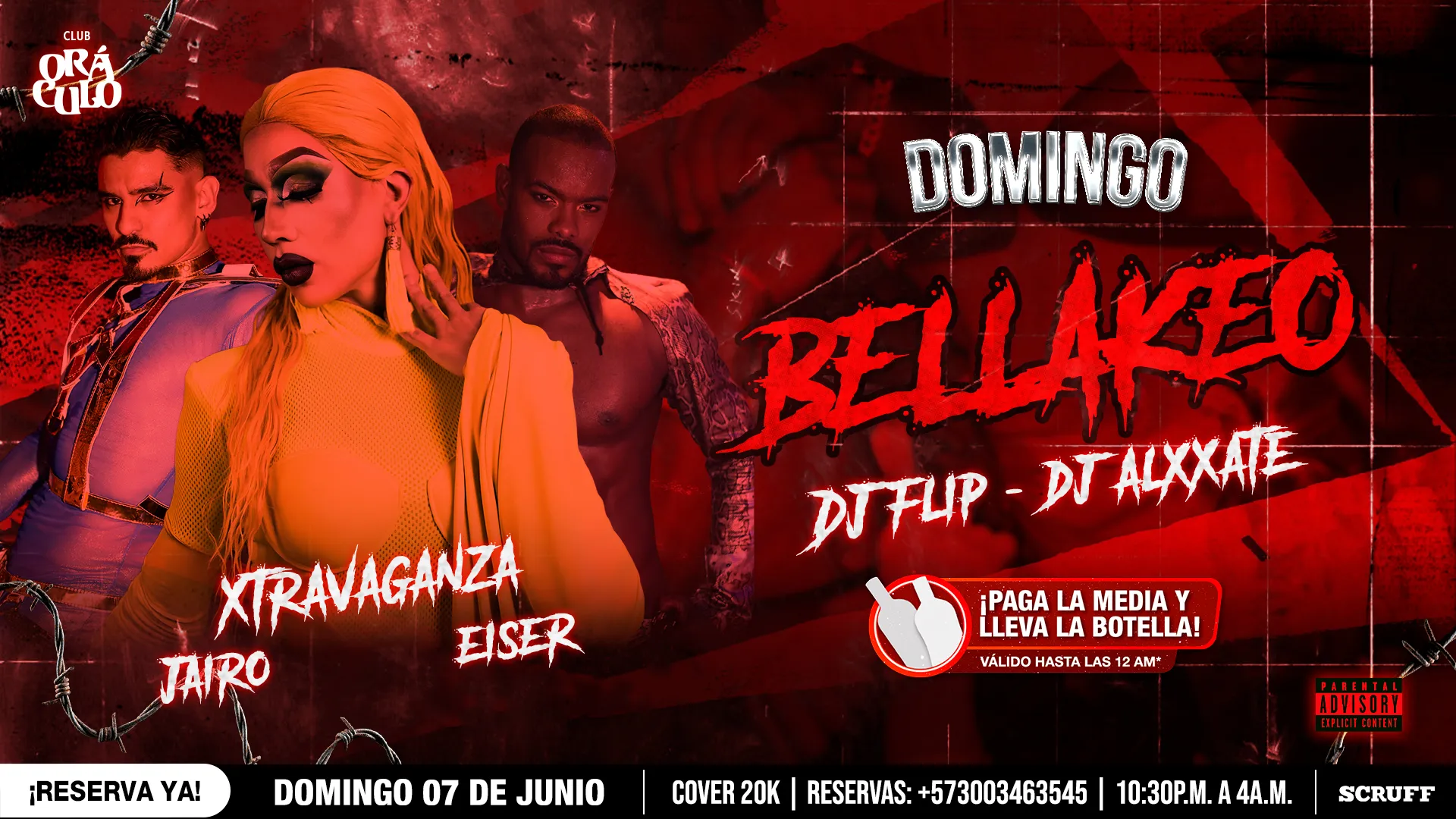 Evento domingo de Bellakeo en Club Oráculo - Desktop