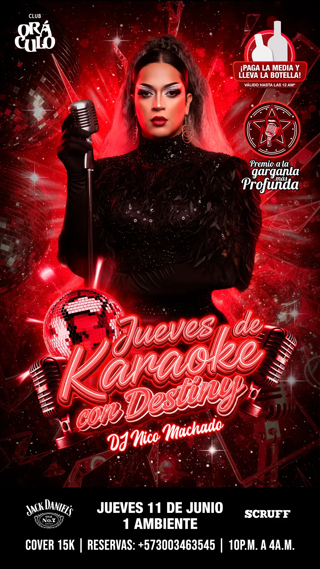 Evento jueves karaoke en Club Oráculo - Mobile
