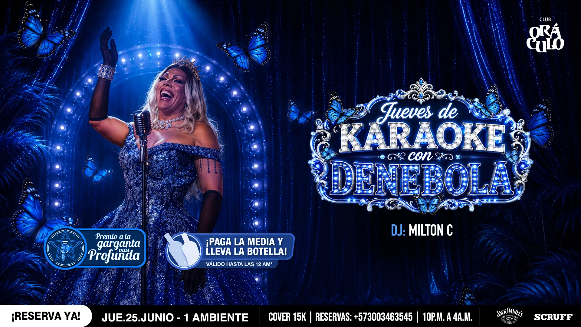 Evento jueves karaoke en Club Oráculo - Desktop
