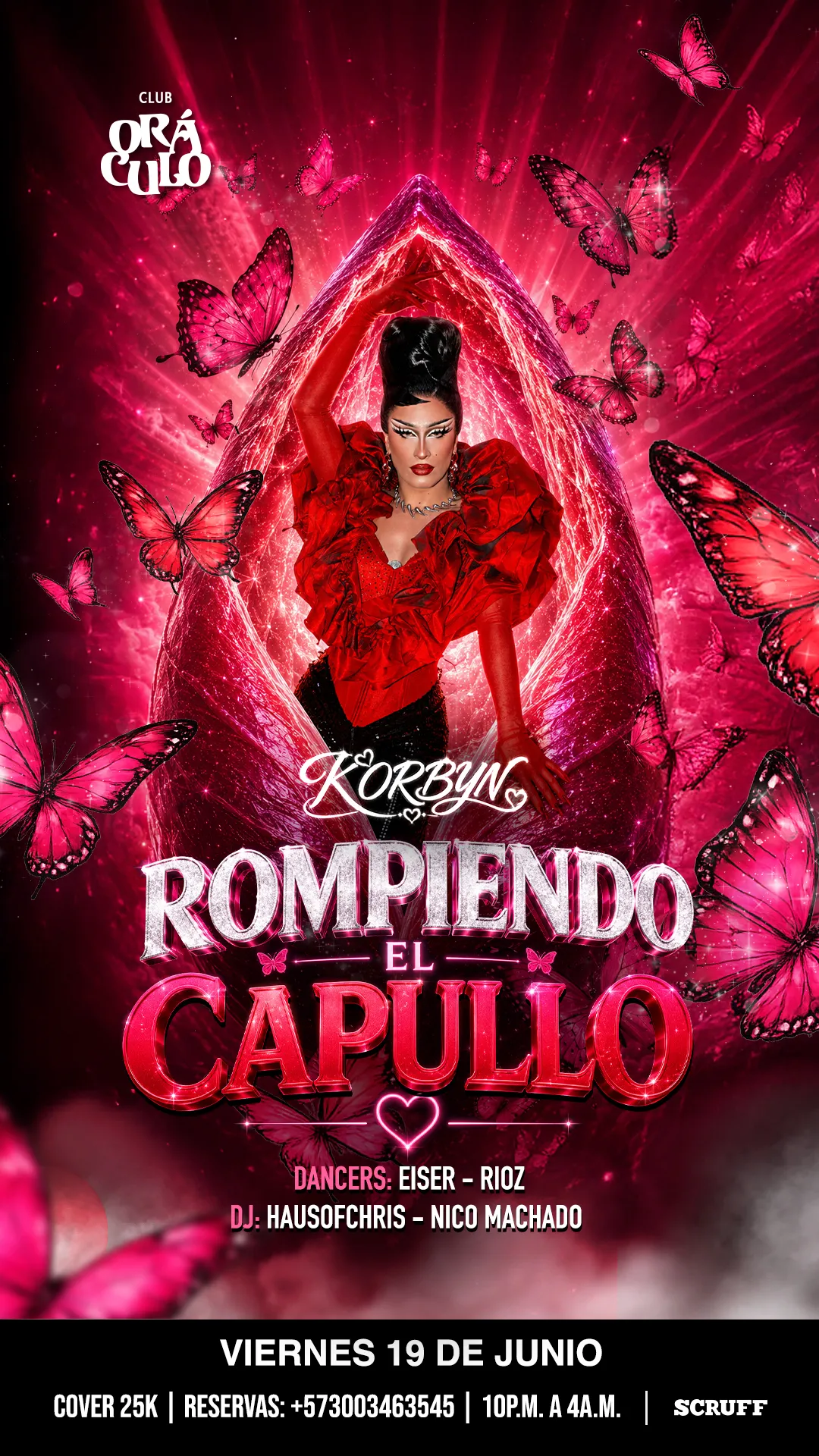 Evento viernes show drag en Club Oráculo - Mobile