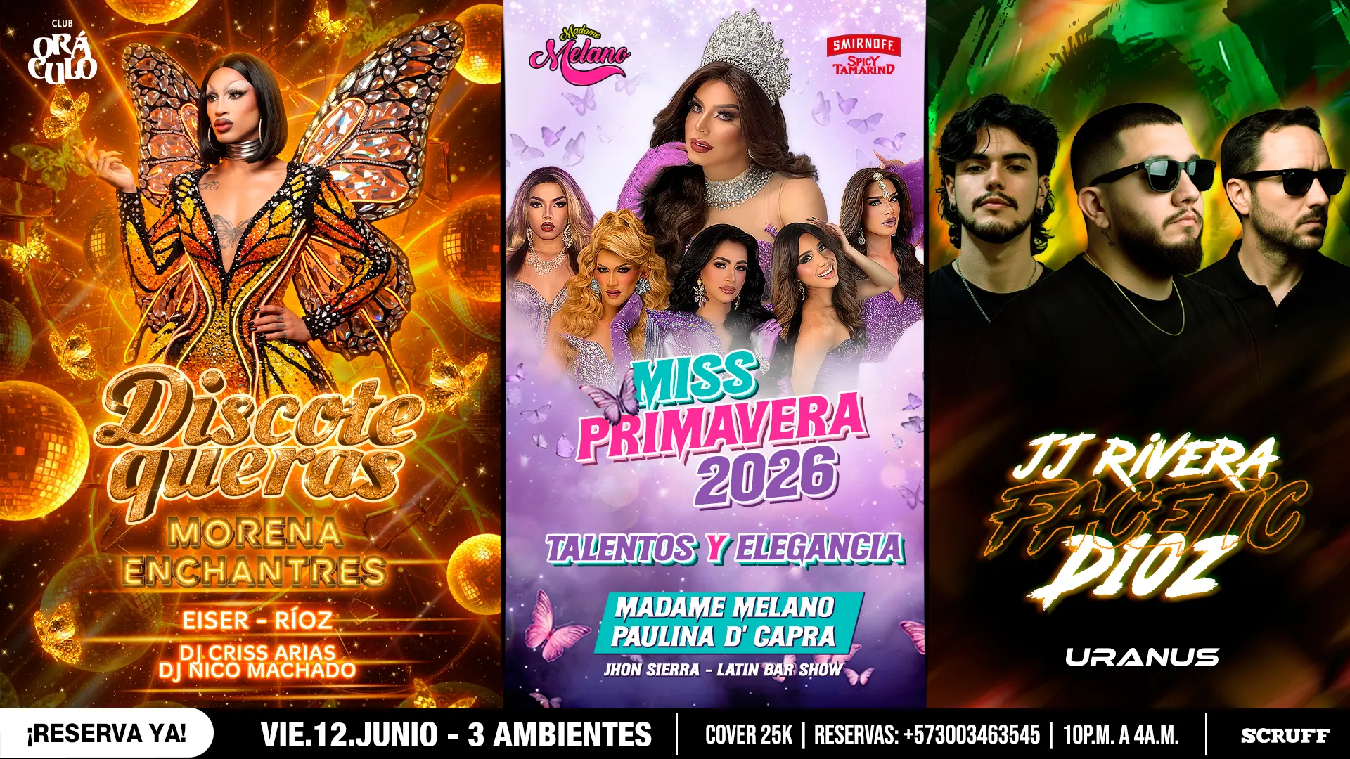 Evento viernes show drag en Club Oráculo - Desktop