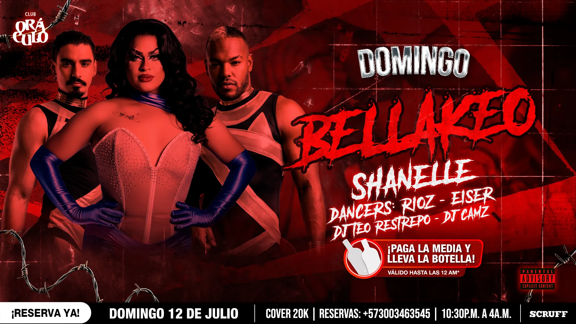 Evento domingo de Bellakeo en Club Oráculo - Desktop
