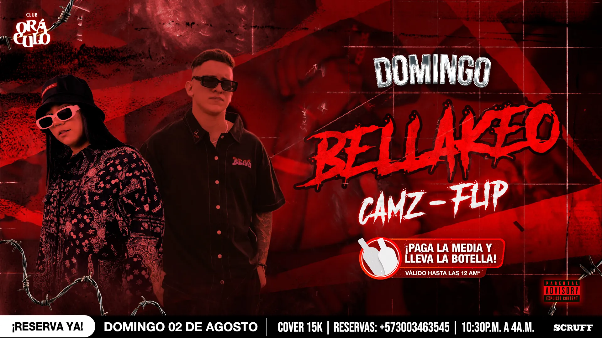 Evento domingo de Bellakeo en Club Oráculo - Desktop