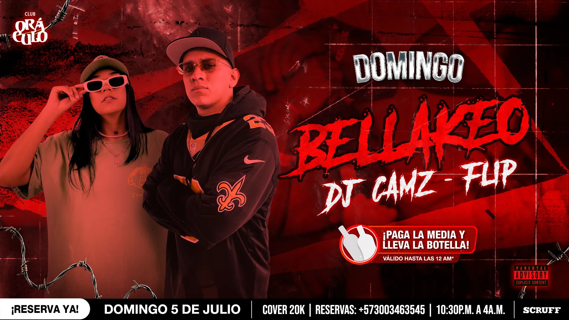 Evento domingo de Bellakeo en Club Oráculo - Desktop