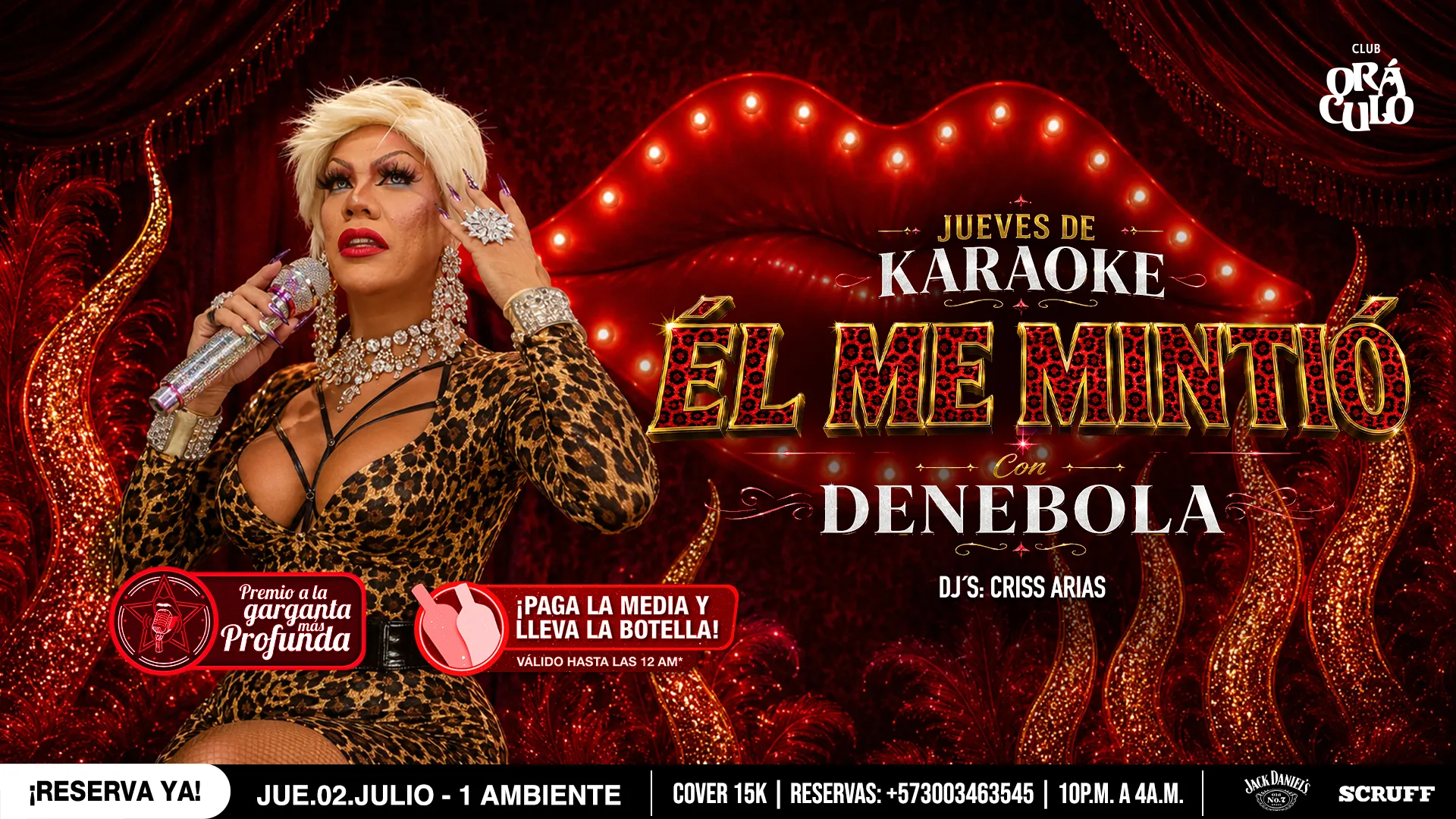 Evento jueves karaoke en Club Oráculo - Desktop