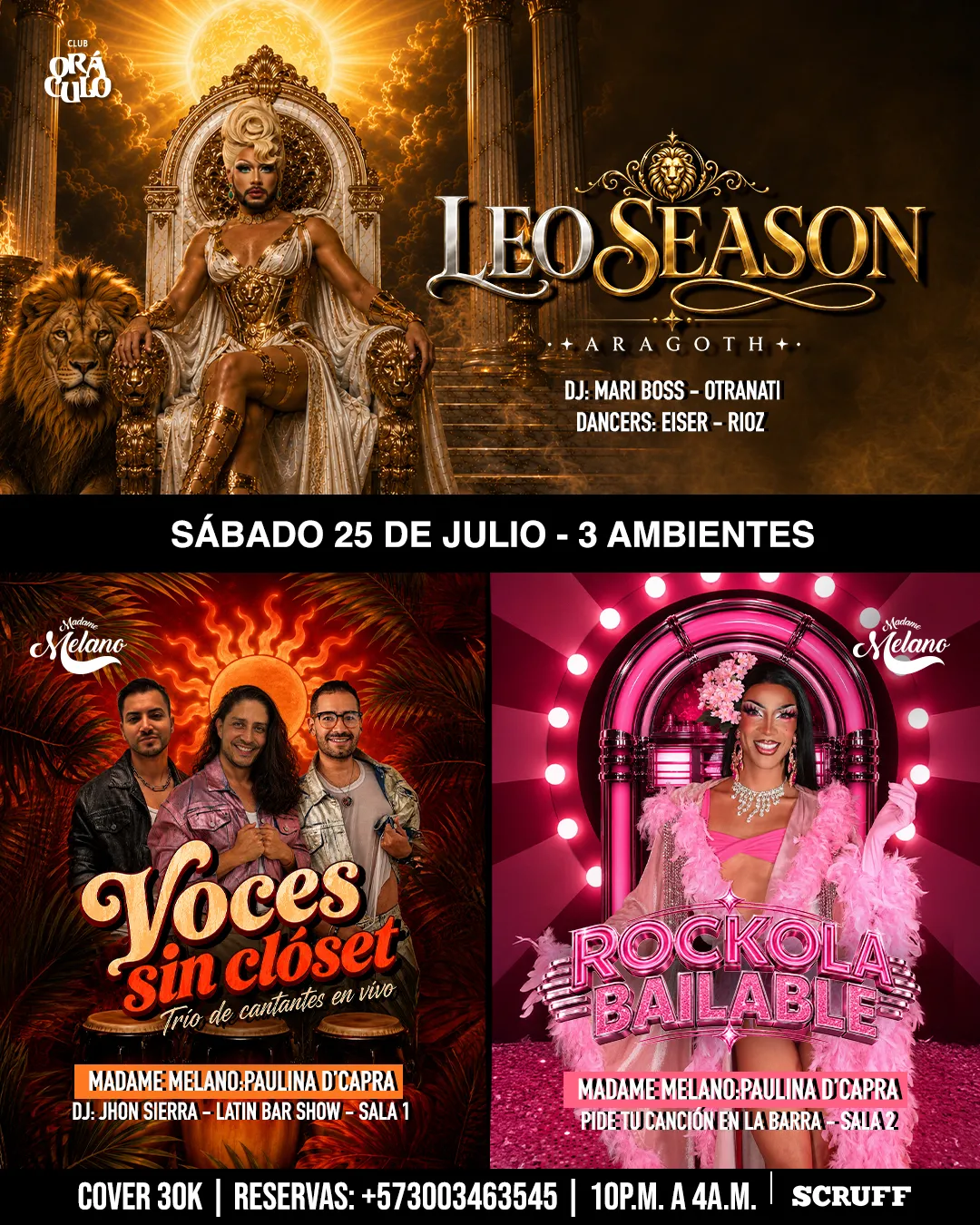 Rumba-Gay-Club-Oráculo-Sábado-Show-Drag