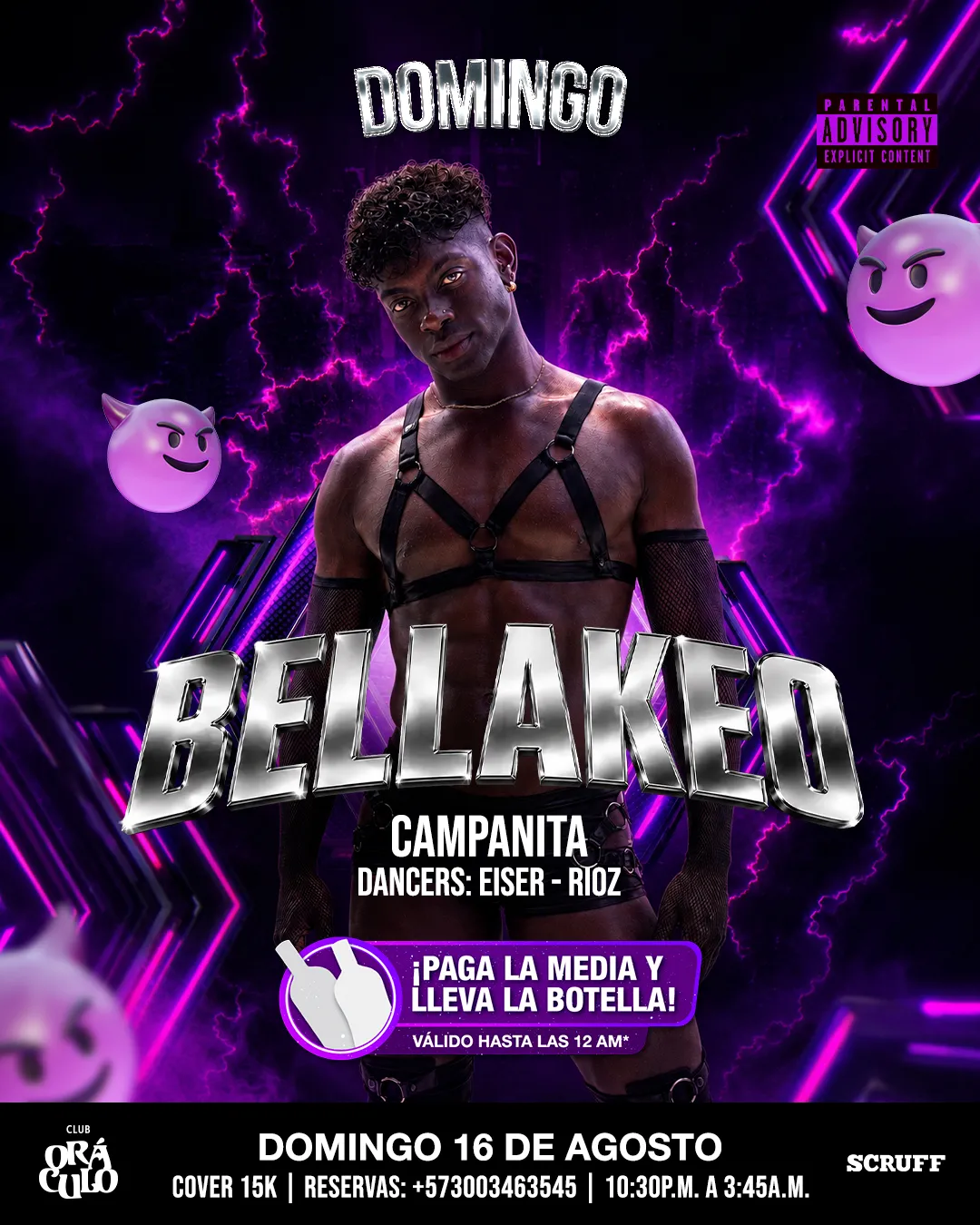 Rumba-Gay-Club-Oráculo-Domingo-Bellakeo