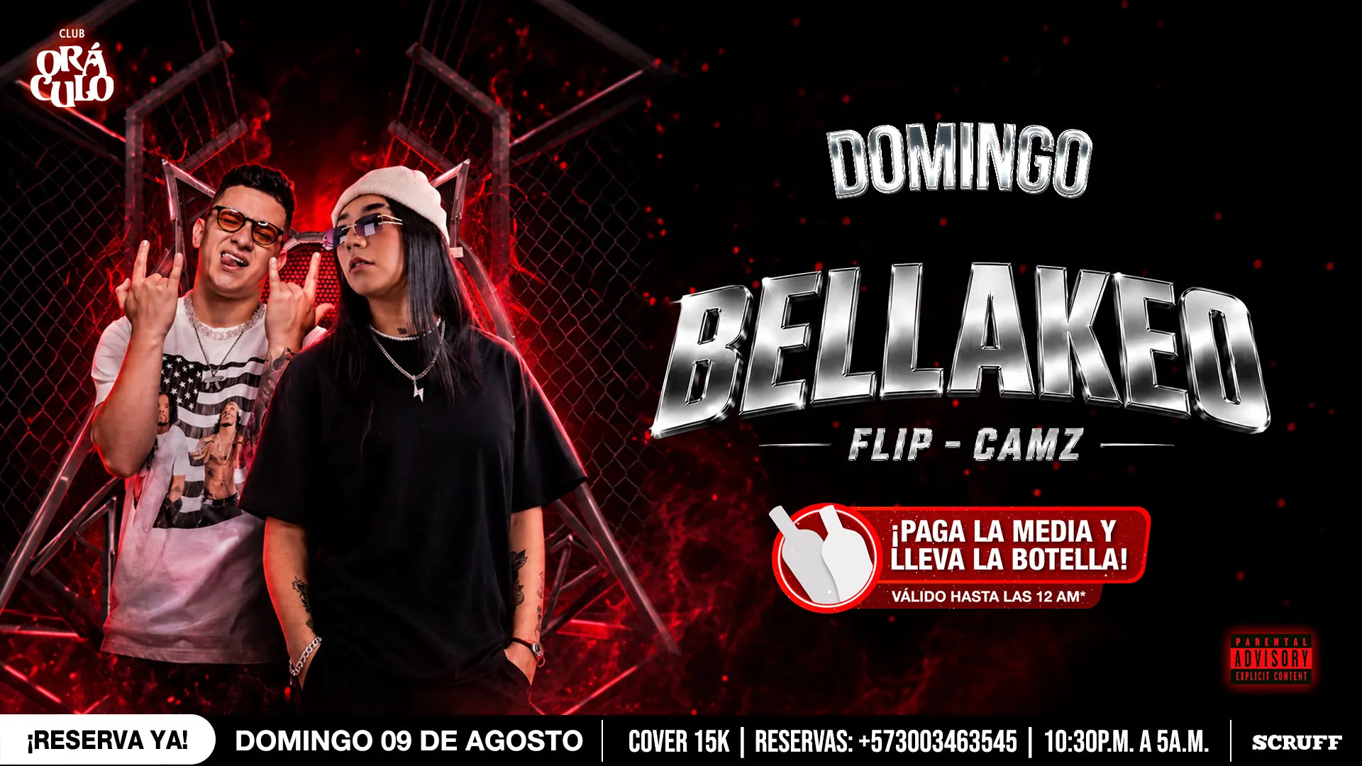 Evento domingo de Bellakeo en Club Oráculo - Desktop