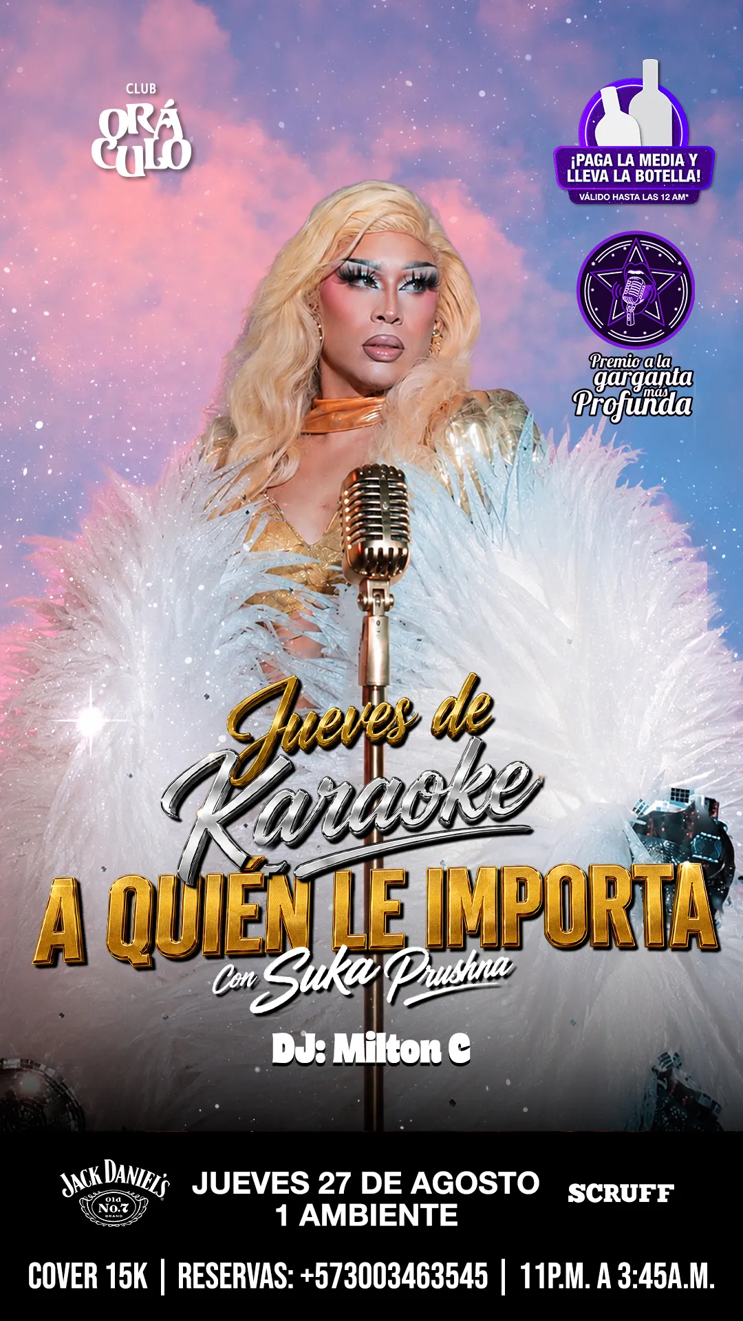 Evento jueves karaoke en Club Oráculo - Mobile