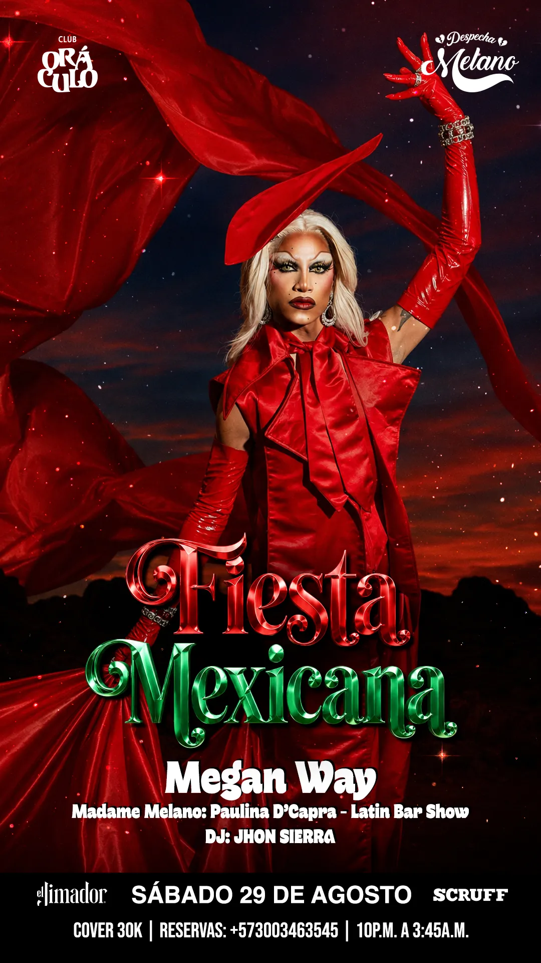 Evento sábado show drag en Club Oráculo - Desktop 2