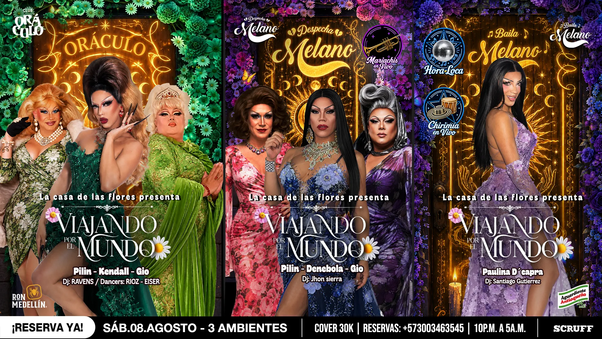 Evento sábado show drag en Club Oráculo - Desktop