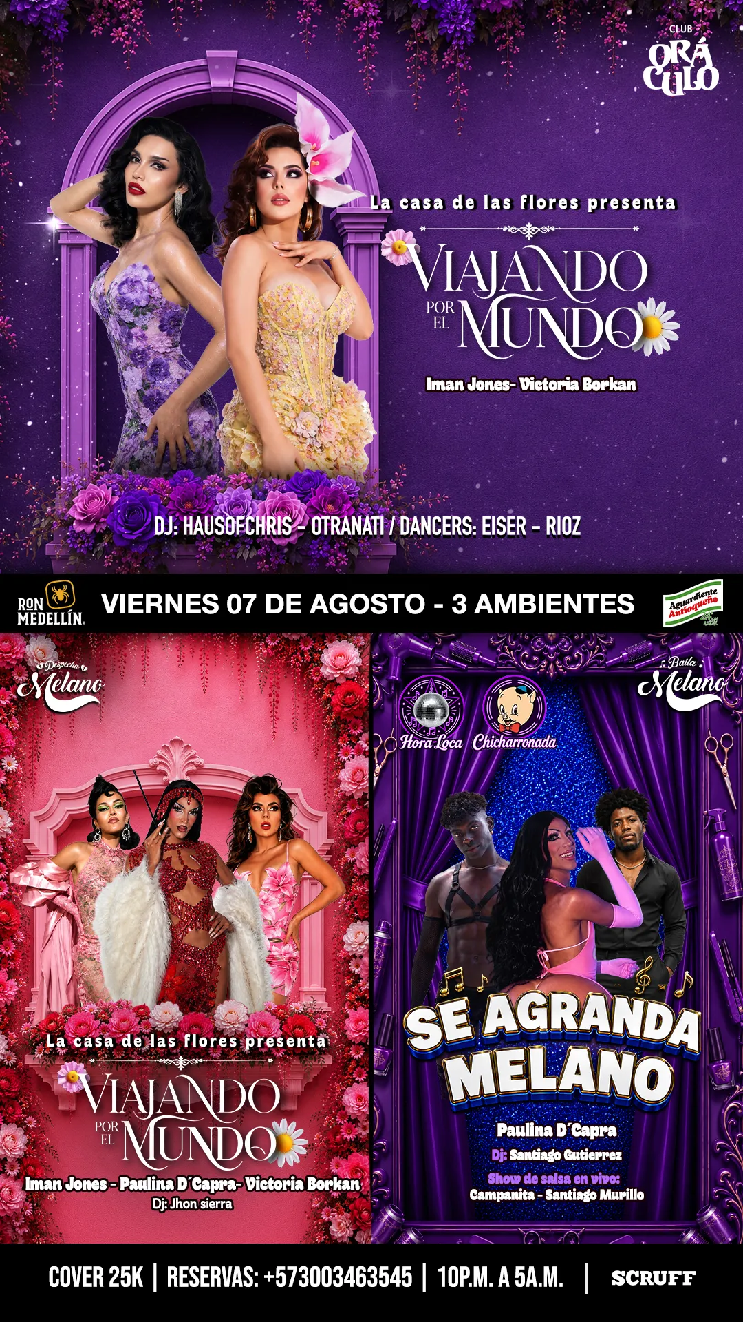 Evento viernes show drag en Club Oráculo - Mobile
