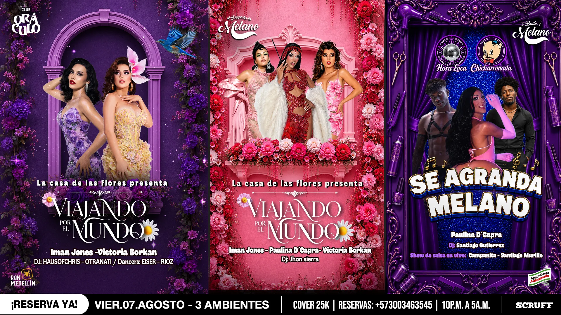 Evento viernes show drag en Club Oráculo - Desktop
