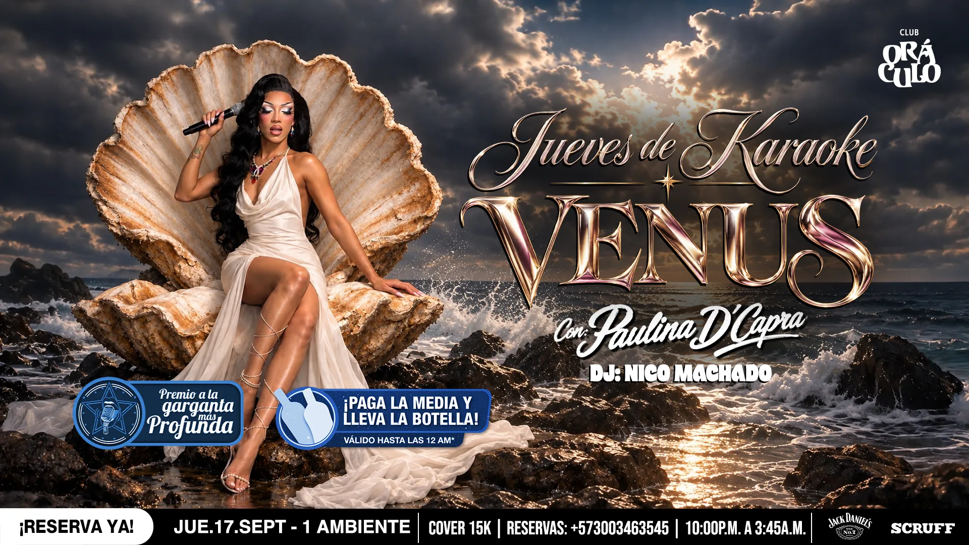 Evento jueves karaoke en Club Oráculo - Desktop