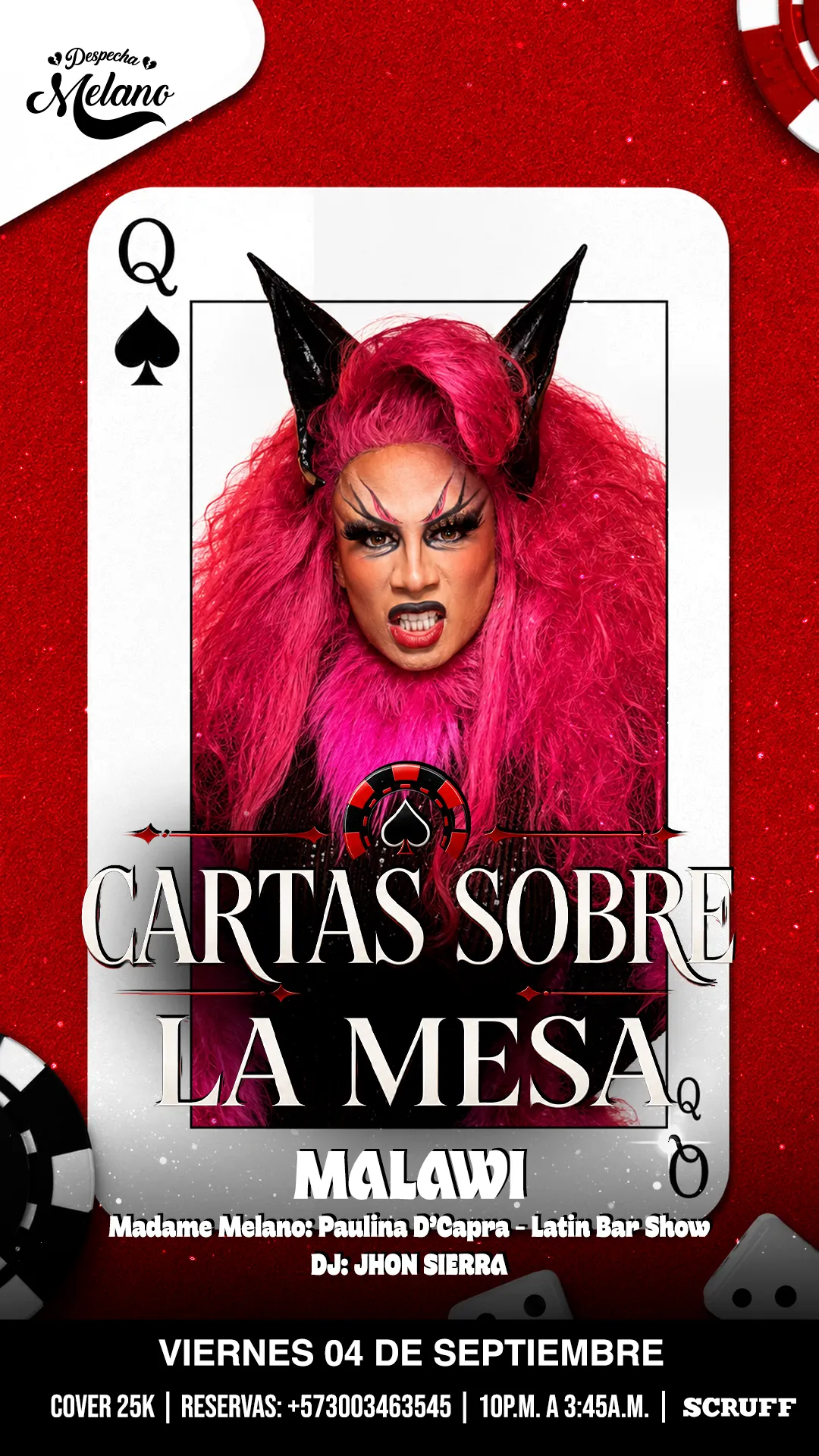 Evento sábado show drag en Club Oráculo - Desktop