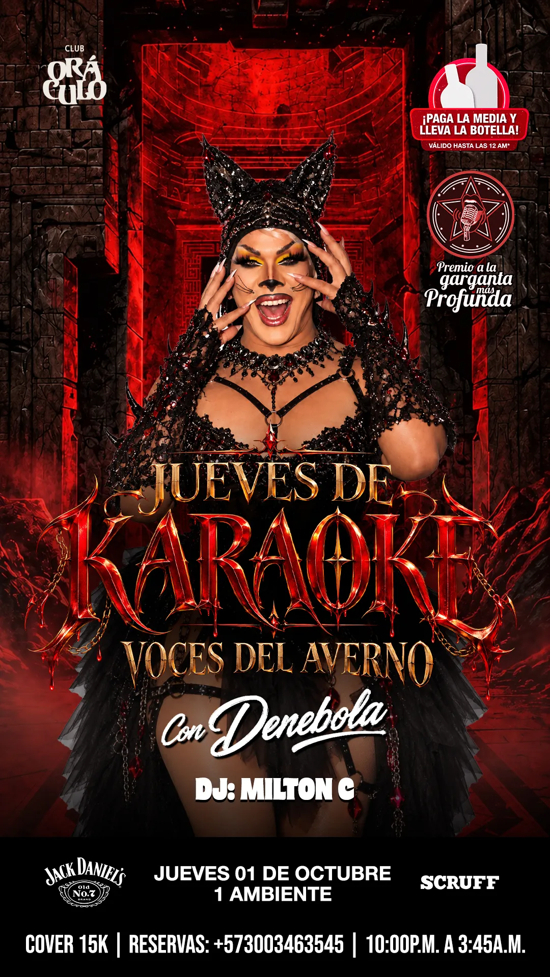 Evento jueves karaoke en Club Oráculo - Mobile